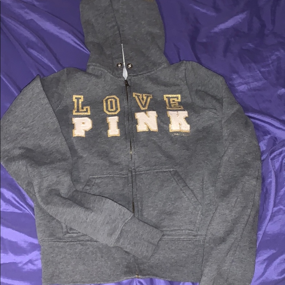 VS pink sweatshirt